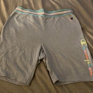 Champion brand gray biker shorts size XL